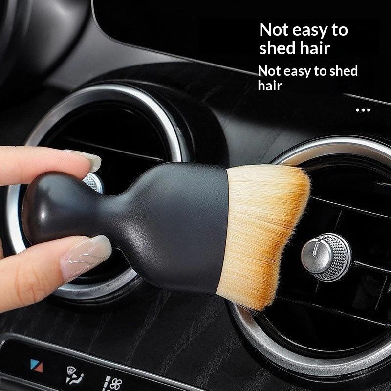 Car Detailing Brush for Interior Cleaning Soft Fluffy Bristles Non-Slip Handle 1/2/3 PCS Suitable for Auto Air Vent Dashboard