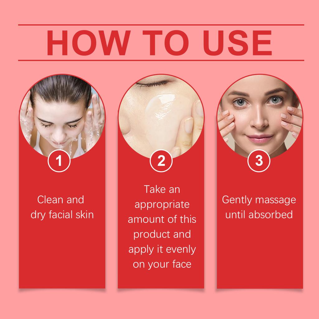 Facial skincare cream: hydrates, moisturizes, firms the skin, reduces the appearance of fine lines, and provides a radiant glow