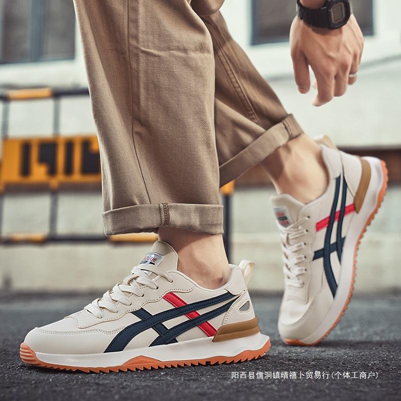 Outdoor running shoes, men's shoes mesh breathable and comfortable casual sports trendy shoes 2025 spring and summer new men's cloth