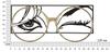 Iron Wall Panel Eyewear Cm 89,5X3,8X41,3