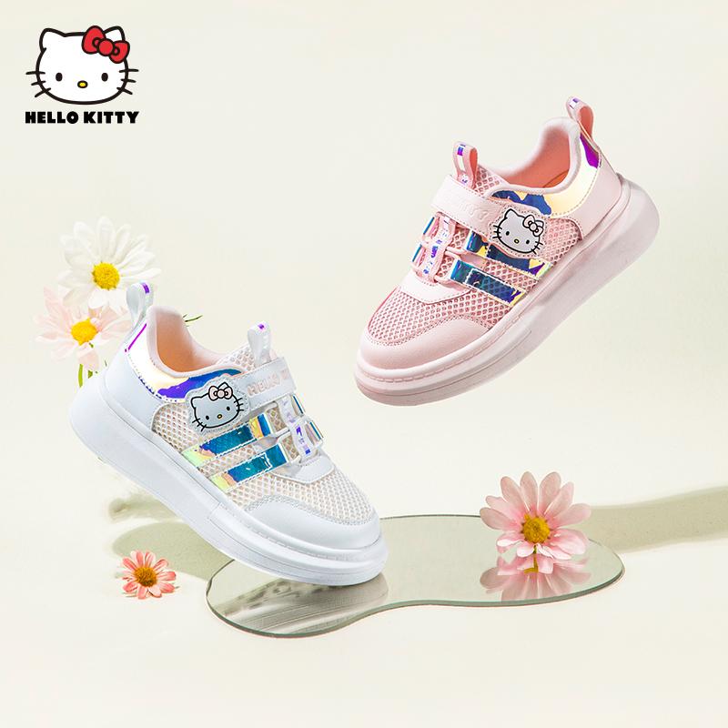 Kaiti Cat Children's Shoes 2026 New Summer Girls' Mesh Breathable Lightweight Children's Sandals