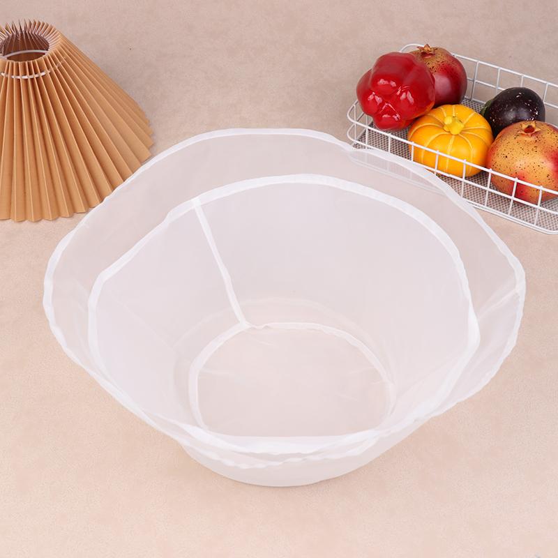 3Pcs Soybean Filter Net Bag Nylon Liquid Filter Net Bag Milk Coffee Filter Net Bag Fine Mesh Squeeze Strainer Kitchen Filters