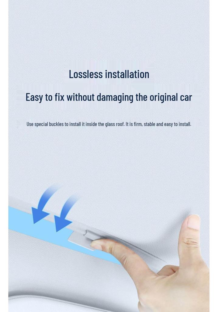Sunshade for Xiaopeng P7/P5/G9/G3 Panoramic Roof - Heat Insulation Accessory