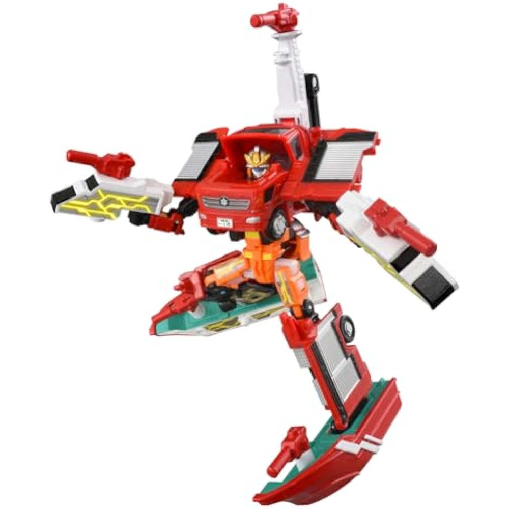 TAKARA TOMY (TAKARA TOMY) Tomica Job Lover TJBDX Unite Fire Truck & Fire Boat Combined Set, Mini ...
