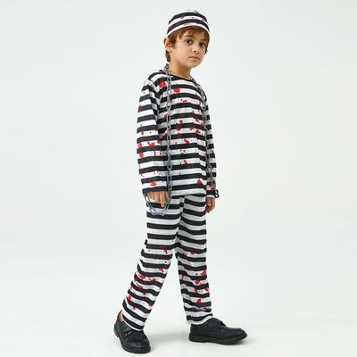 Halloween Costumes Ghost Festival, Scary Bloody Prisoner Costume Children, Demon Zombie Play Costumes