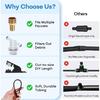 Chicken Coop Mister, 26FT Chicken Cooling System with 12 Brass Mist Nozzles, Filter, Cutter & 3/4" Adapter, Backyard Chicken Misters for Coop,