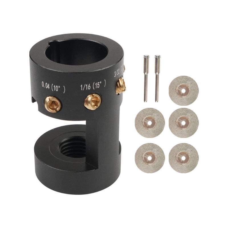 Tungsten Electrode Grinder Tig Welding Tools Multi-Angle And Offset Horizontal Holes With Cutoff Slots, Electrode Grinding Tools