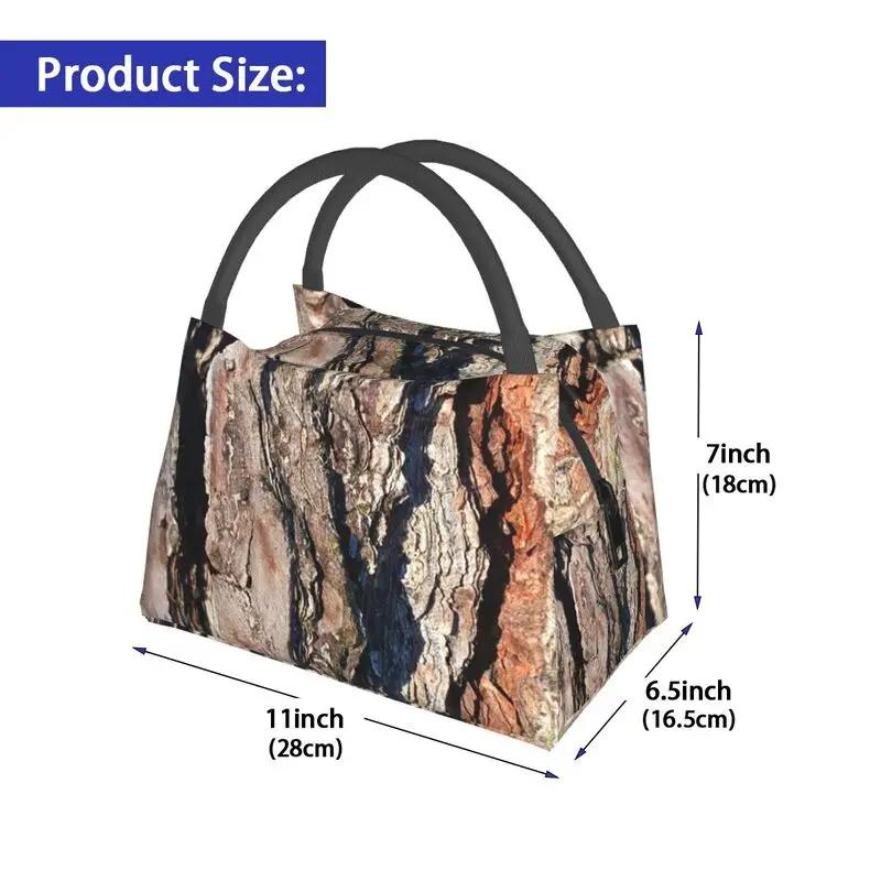 Individuelle Bark Up The Right Tree Camo Lunchtaschen Herren Damen Kühler Warm Isolierte Lunchboxen für Arbeit Picknick oder Reise lunchbag