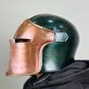 Barbuta Helmet Medieval Knight 18g Mild Steel LARP Cosplay Halloween Costume Barbuta Visored Warrior Helmet In Dual Tone