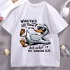 Funny Duck Whatever Life Throws At You Let It Hit Someone Else T-shirt