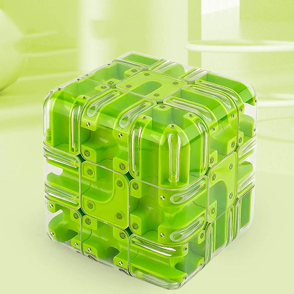 3D Maze Magic Cube Third-order Cube Learning Education Toys Logical Intelligence Creative Labyrinth Cube Puzzle Thinking To J7L2