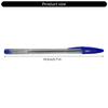 10PCS Plastic Ballpoint Pens 1.0mm Tip Black Red OR Blue Inks Comfortable Grip Smooth Writing For Note Taking Journaling