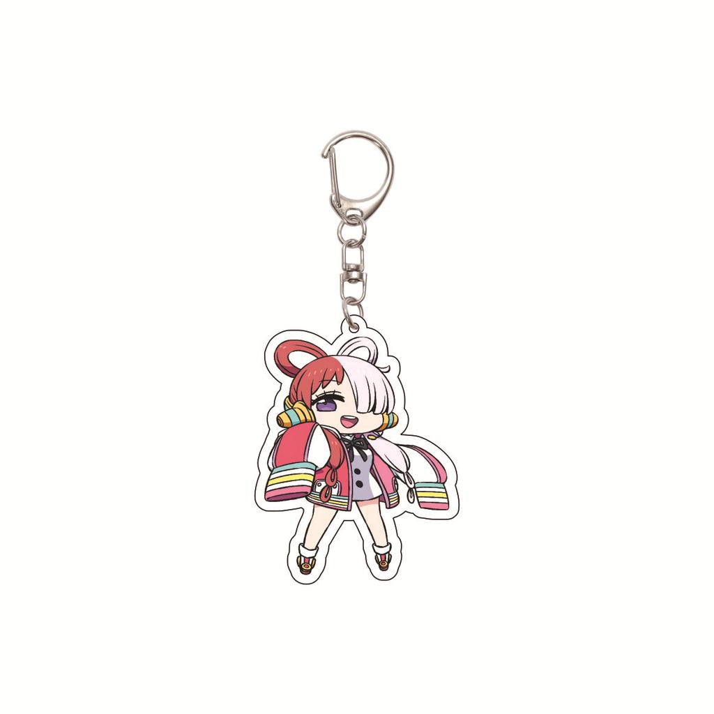 One Piece 5.5CM Acrylic Keychain, Anime Keychain, Luffy, Zoro Cartoon One Piece Bag Keychain