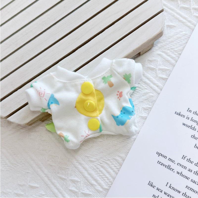 Pandantiv 17cm Păpușă Labubu Șal Poncho Haine Hanorac Drăguț Kawaii Body Costum Costum Păpușă Haine de Modă