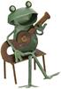 Murataya [Frog Figurine] Frog Guitar Chair