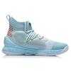 New LiNing Blockade Cushioning Anti Slip And Wear Resistant High Top Basketball Shoes Men's Blue ABAP057-3