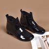 Módní evropské a americké Chelsea krátké boty 2024 podzim a zima nový luxusní styl všestranné dámské boty s nízkým podpatkem Zapatos Mujer