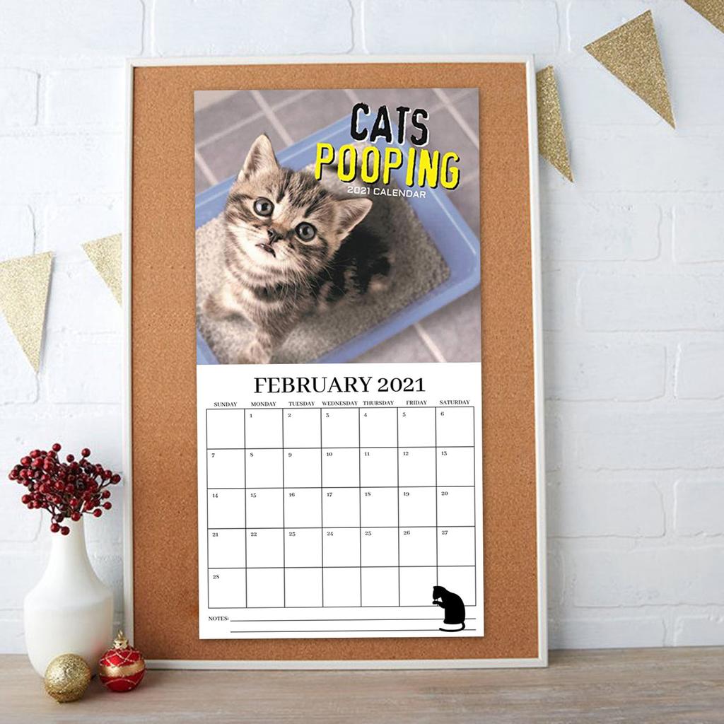 Acheter Des Produits De La Categorie Calendrier Mural 21 Avec Accrochage De Chien De Chat En Papier Epais Au Meilleur Prix Dans La Boutique En Ligne Joom Avis Reels Avec Des Photos