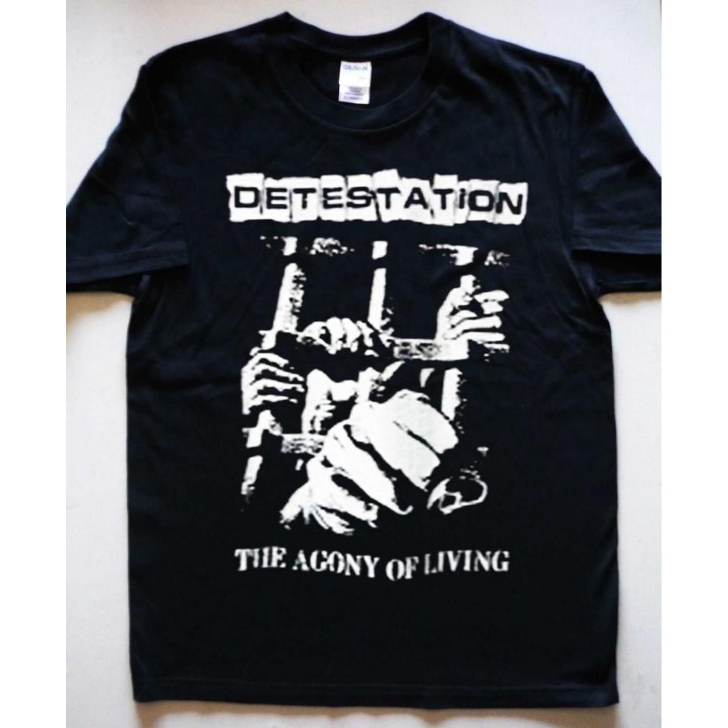 

SALE DETESTATION Band T-shirt, Agony Of Living T-shirt, Rock Band Shirt Unisex T-Shirt XXXXXL чорний