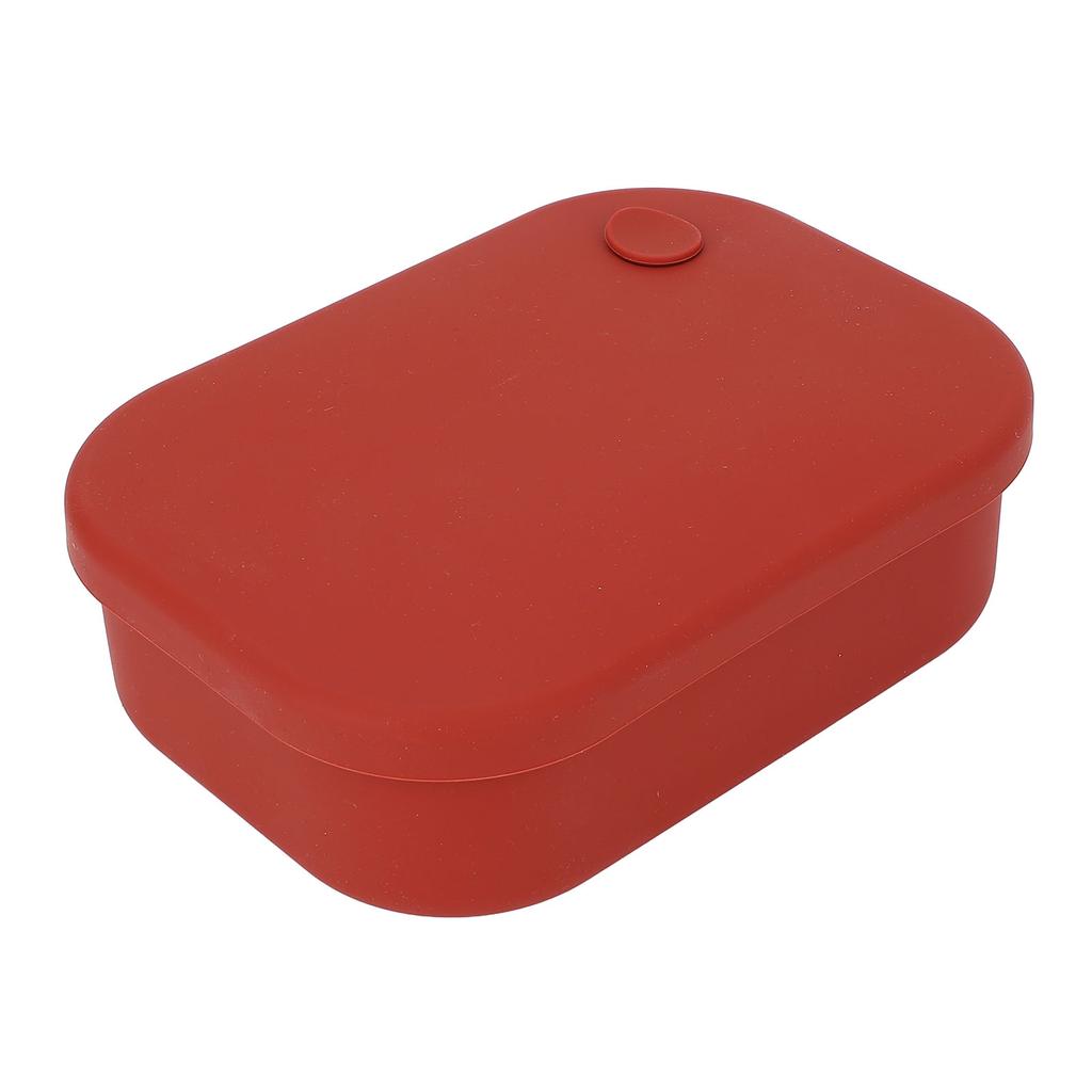 Lunch Box Food Grade Silicone Vent Design 4 Compartments Food Storage Snack Container for Home