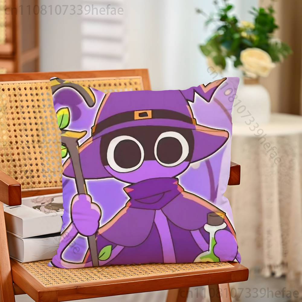 RRainbow FFriends Throw Pillow Case For Decoration 30cm 50cm 55cm Square Home Pillowcase Case
