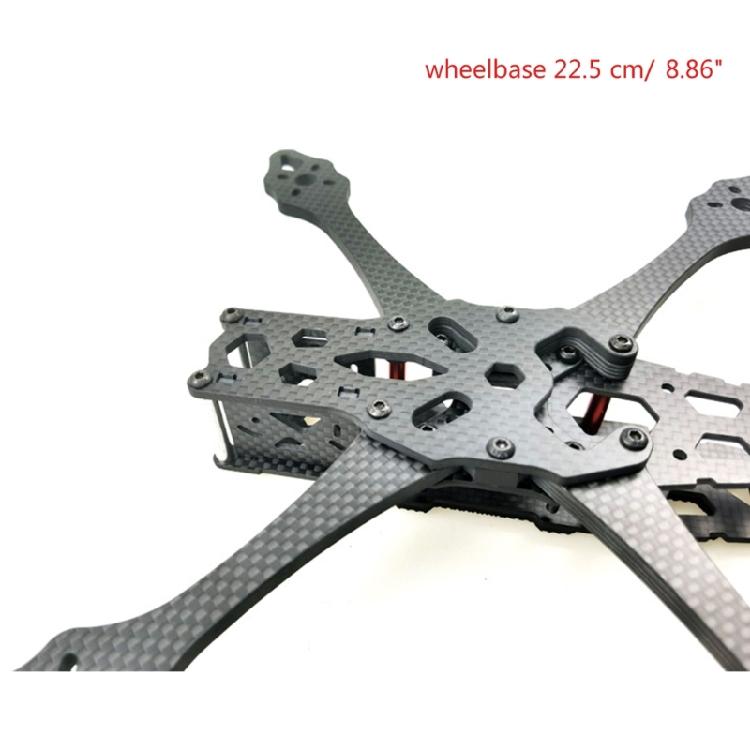 RC-QAV-S-5 X-type Split Carbon Fiber Frame Kit for QAV-S 5inch 225mm Wheelbase
