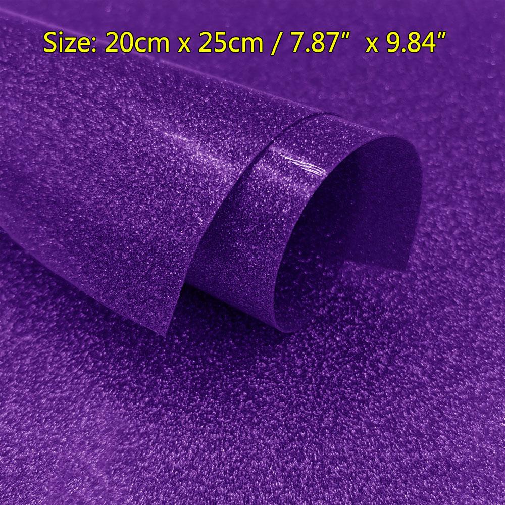 Sheet Glitter Shiny Heat Transfer Vinyl Iron-on Heat Press HTV T-shirt Textiles Cricut Iridescent Craft Cutter Film Sparkle
