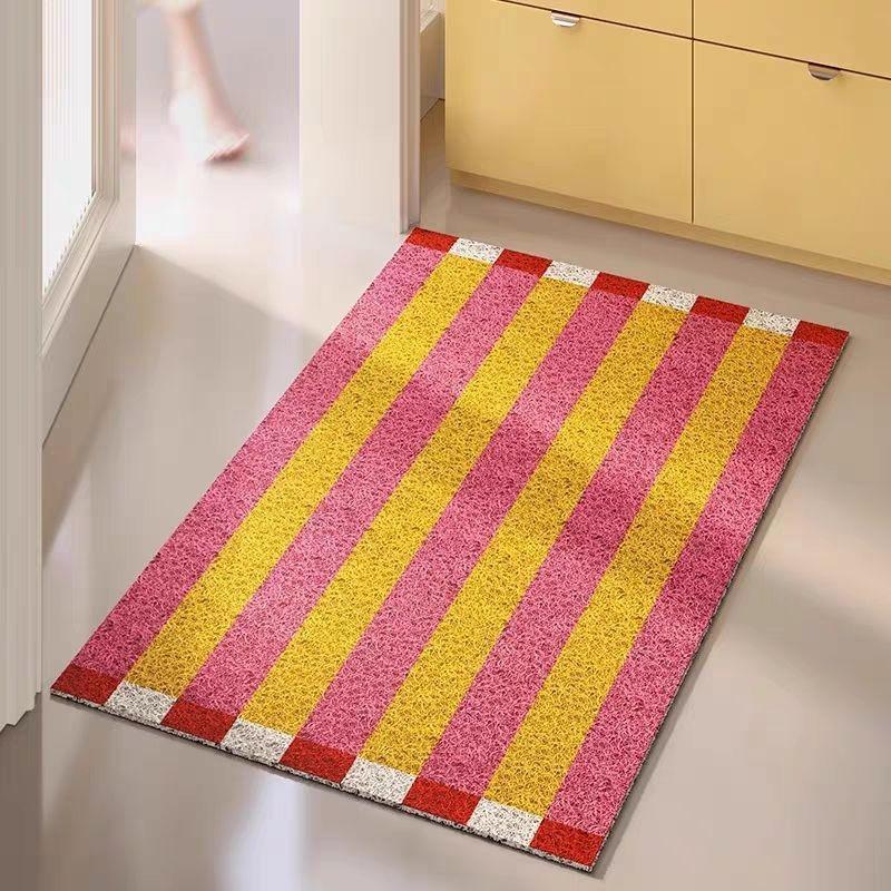 Dopamine instapmat slijtvast en vuilafstotend kan worden geknipt antislip tapijt nieuwe ingang zijde ring voetmat 50X80cm 19.7X31.5in