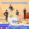 Personalized 2D Acrylic Anime Standee with Base: Custom Desk Ornament