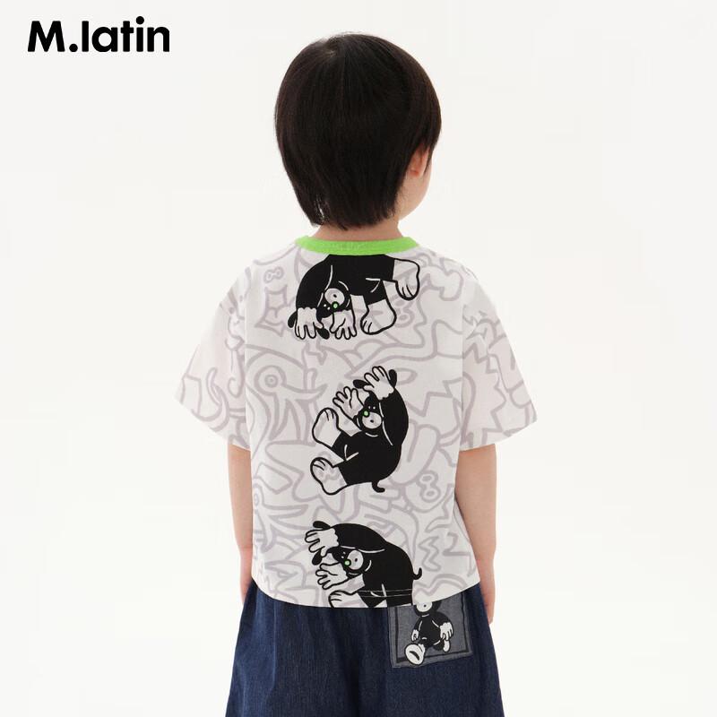 M.Latin Boys  Cartoon Print Short Sleeve T-Shirt 120cm