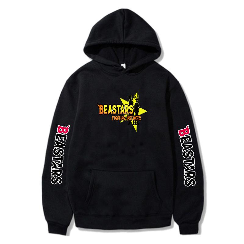 BEASTARS Autumn/Winter Cotton Pullover Hoodie - Casual Plus Size Streetwear