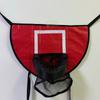 Safety Trampoline Basketball Hoop Kit Foldable Basketball Toss Game  All Ages