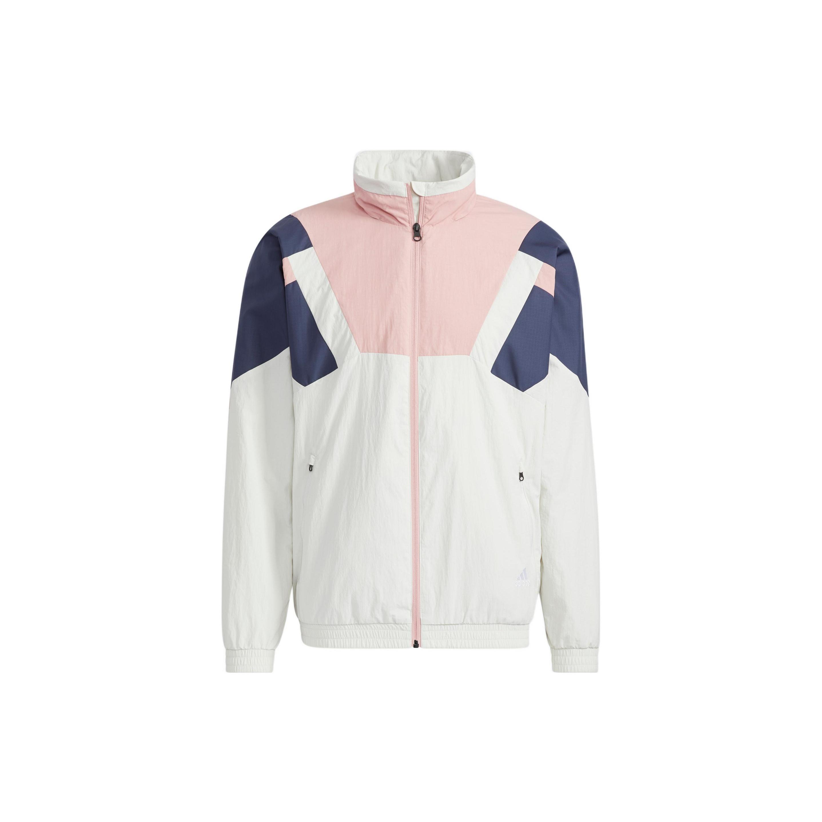 adidas St Brand Wvjk Casual Sports Hooded Jacket Purple Pink Men s HE9893 L