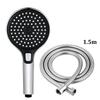 New Round Booster Shower Head Three-speed Large Panel Handheld Shower Head Home Bath Shower Set