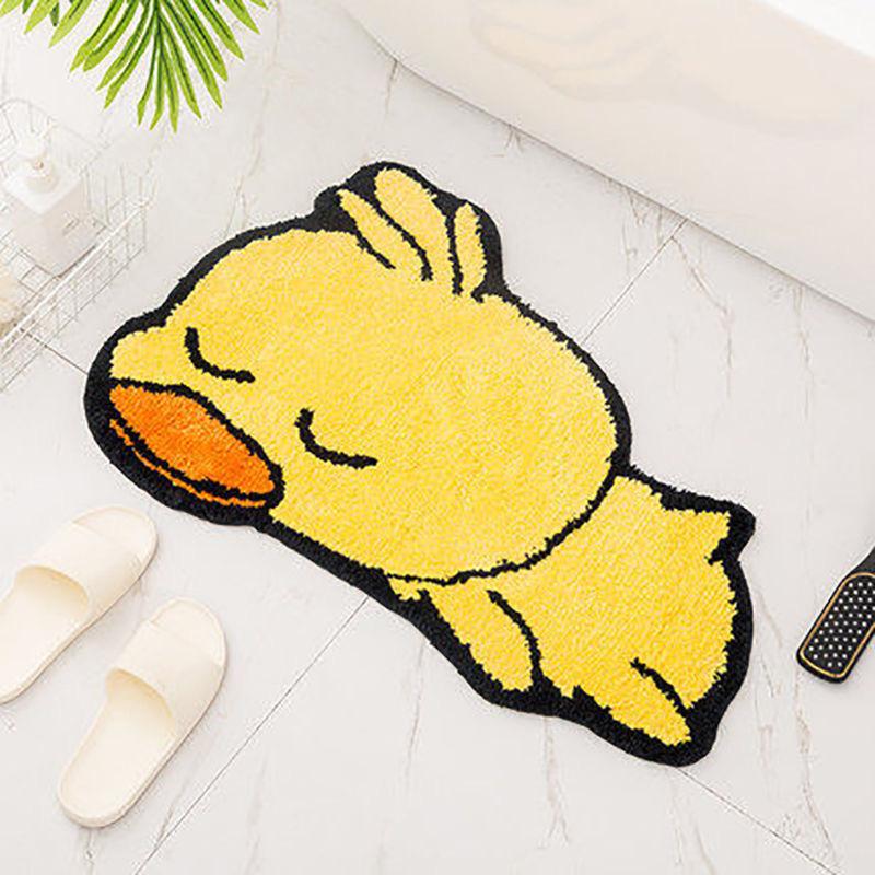 Cartoon Animal Absorbent Non-slip Mat In Bathroom Soft and Thick Foot Mat In Bedroom Door Imitation Cashmere Mat In Bathroom