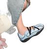 Mary Jane Dexun Shoes Mesh Shoes 2025 Summer New Ballet Shoes One Word with College Style Casual Shoes
