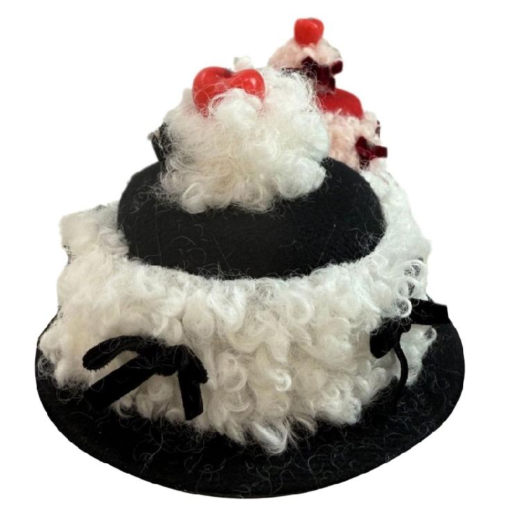 

Creative Birthday Hat Candle Hair Clip Celebration Hair Accessory Party Headwear Suitable For Festival Occasion чорний