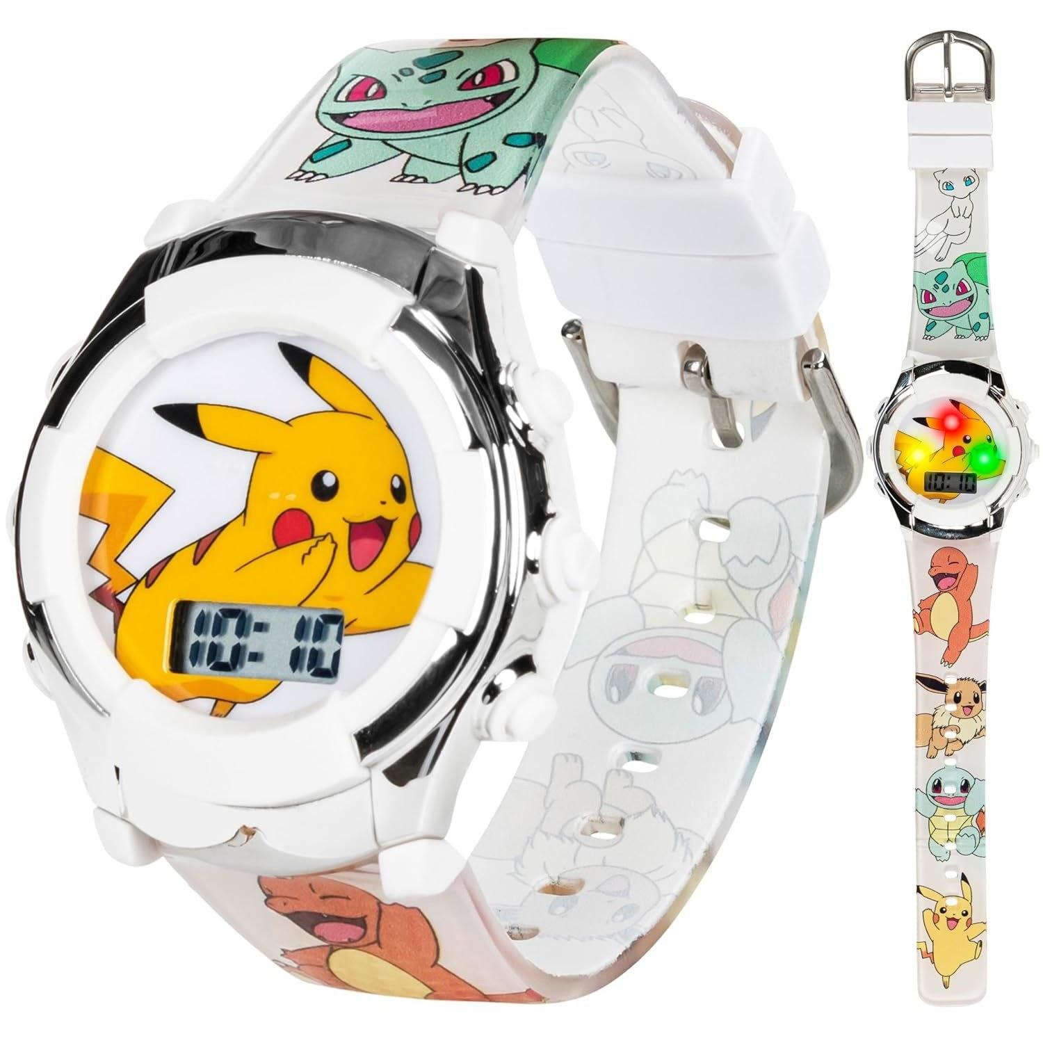 Pokemon Boys Quartz Watch Rubber Strap Multicolor 13 (Model POK4240AZ)