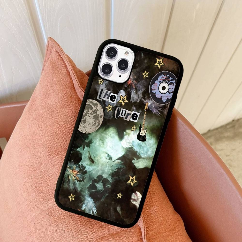 Rock Band THE C-CURE Music Phone Case Wireless Charging PC+TPU For IPhone 11 12 13 14 15 16 17 Pro Max Plus Case