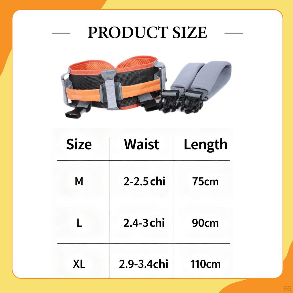 Gait Belt Adjustable Size Upgraded with Handles for Patient Injured Seniors