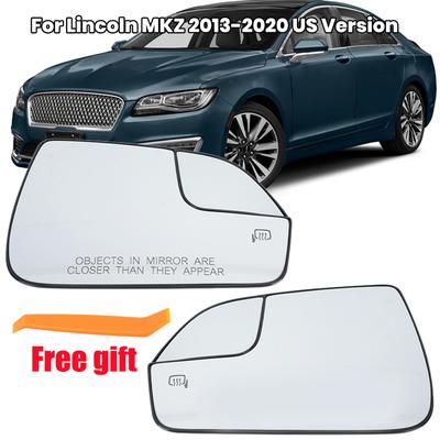 Szkło soczewki lusterka bocznego wstecznego do Lincoln MKZ 2013 2014- Wersja US Podstawowe podgrzewane szkło soczewki lusterka drzwiowego Akcesoria samochodowe