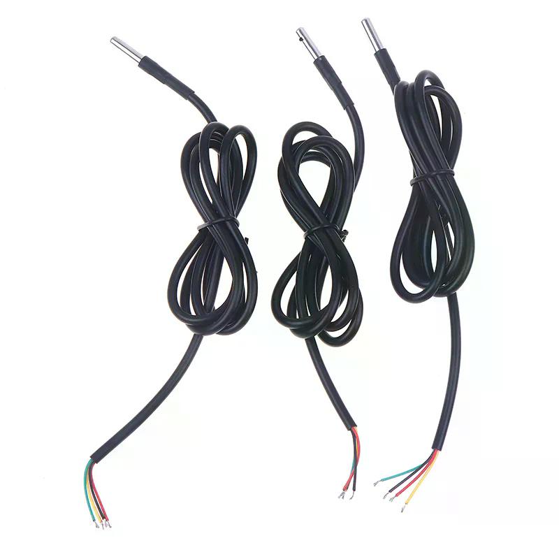 1Pcs Waterproof Stainless Steel IIC Module Digital I2C Probe 1/2/3 Meters SHT20 SHT30 SHT40 Temperature And Humidity Sensor