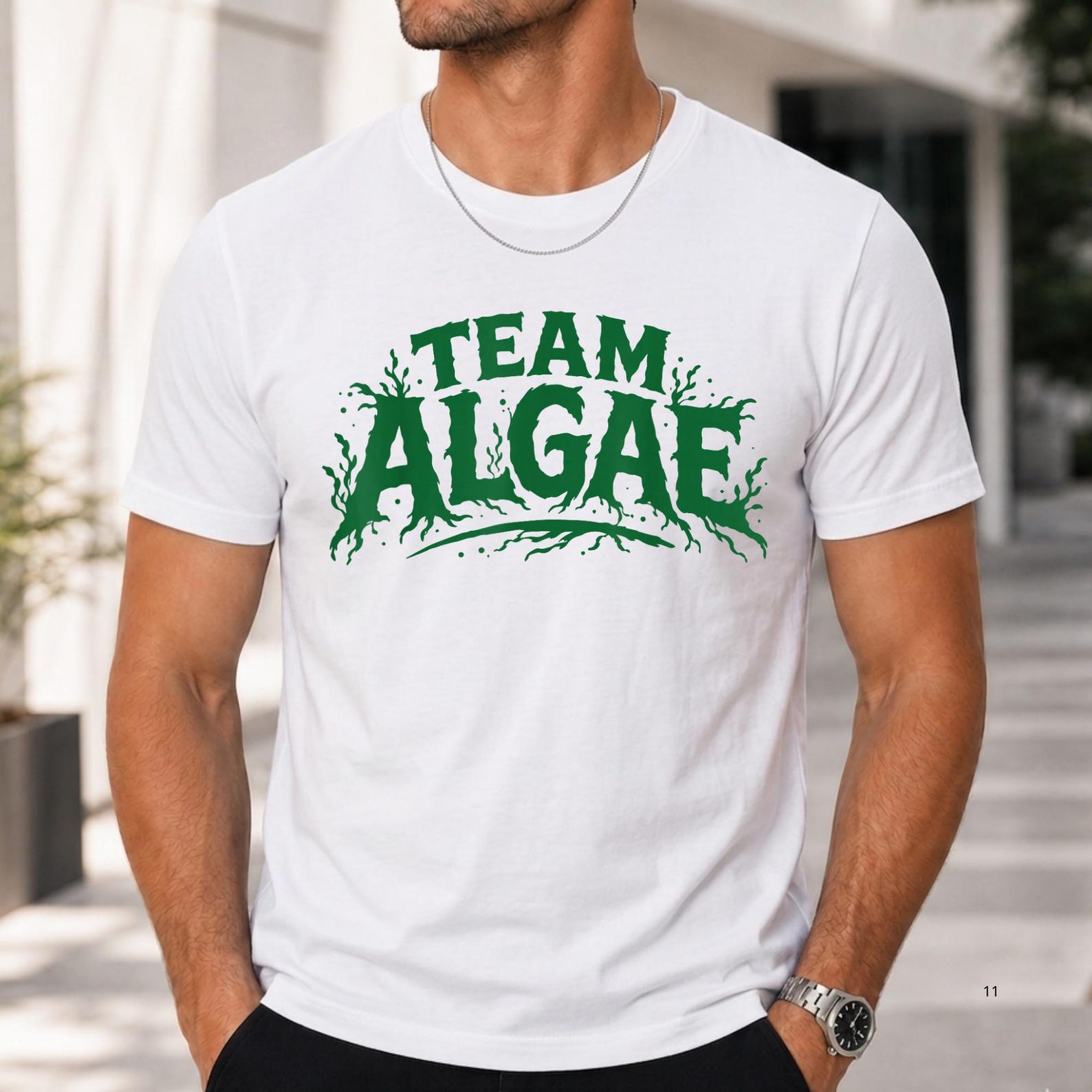 Team Algae Shirt | Let s Go Algae Tee | Reflecting Pool Protest | Funny Political T-Shirt | Nature Lover Graphic Tee M
