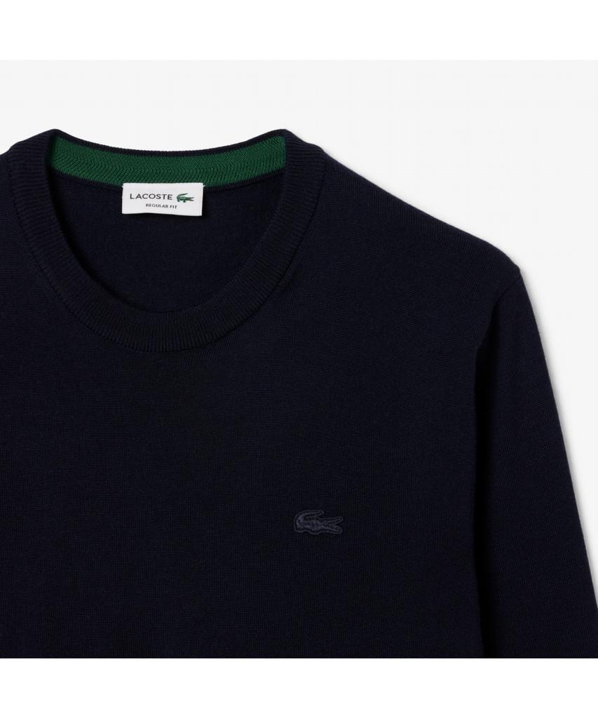 LACOSTE Men'S Merino Wool Crew Neck Sweater Ah1969-55N 166