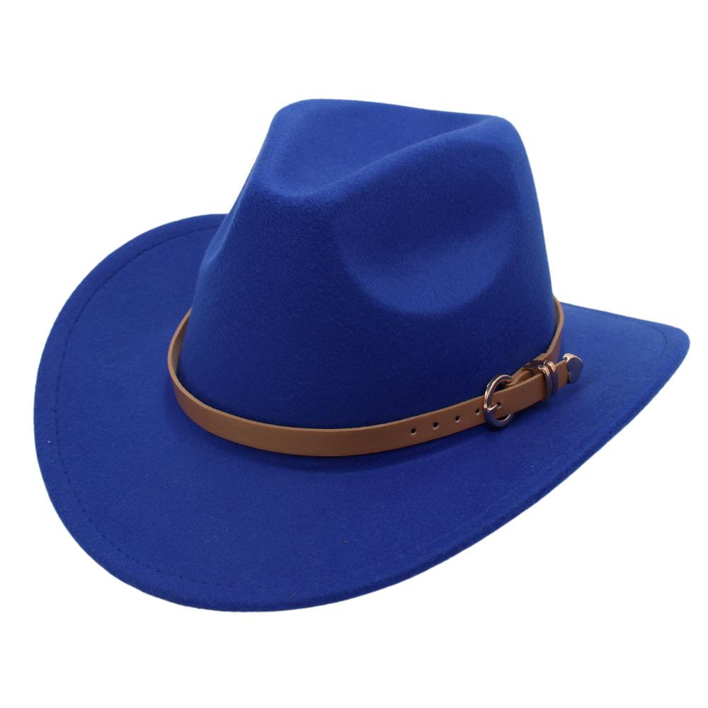 European, American And British Style Classic Love Belt Top Hat Autumn And Winter Woolen Hat Panama Jazz Hat Felt Hat