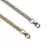 Rhinestone Decor Chain Belt Waist Chain Women Fashion Belt Hip High Waist Gold Silver Metal Chain Pendant Belt Body Jewelry