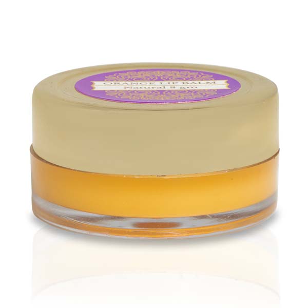Baume à lèvres à l'orange (8 grammes), Baume à Lèvres Orange Vrindaam