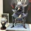 דמות יושבת של קן קאנקי בגודל 20 ס"מ Tokyo Ghoul GK ראש כפול להחלפה זרועות כפולות פסל עם בסיס דגם אנימה צעצוע קישוט מתנה לילד