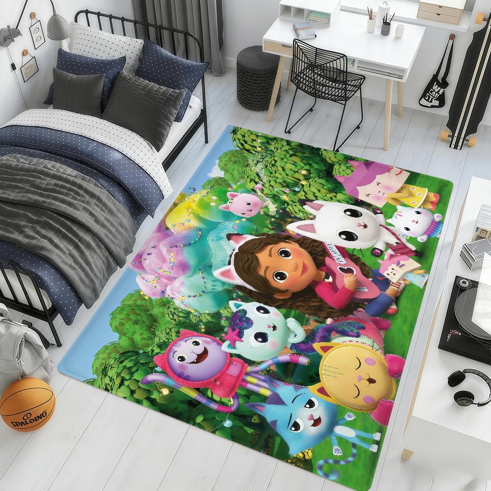 

cute cartoon D-Dollhouse MOVIE G-Gabbys Door Mat hogar Bedside Rug Kitchen Floor Mat Hallway Balcony Carpet Entrance Decor Home 40cm x 60cm