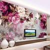 Romantic Hand Painted Flower Wallpaper For Bedroom Wall Mural Living Room Tv Background Wallpaper Decor